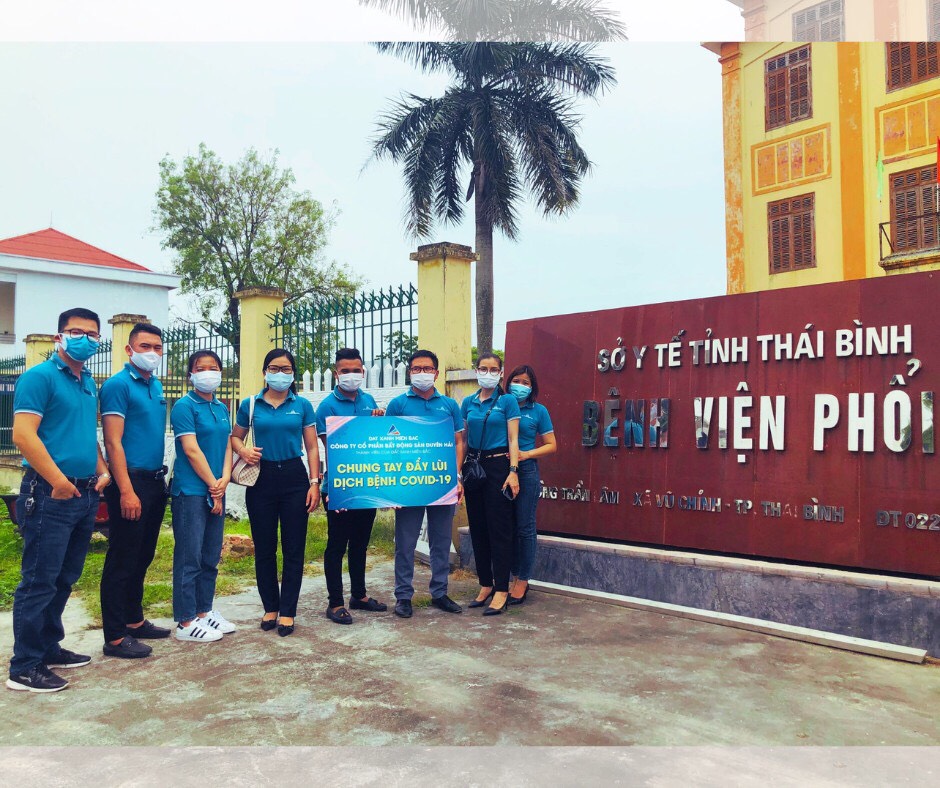 Đất Xanh Duyên Hải hỗ trợ đội ngũ y bác sỹ tại Thái Bình, Vĩnh Phúc và Bắc Ninh