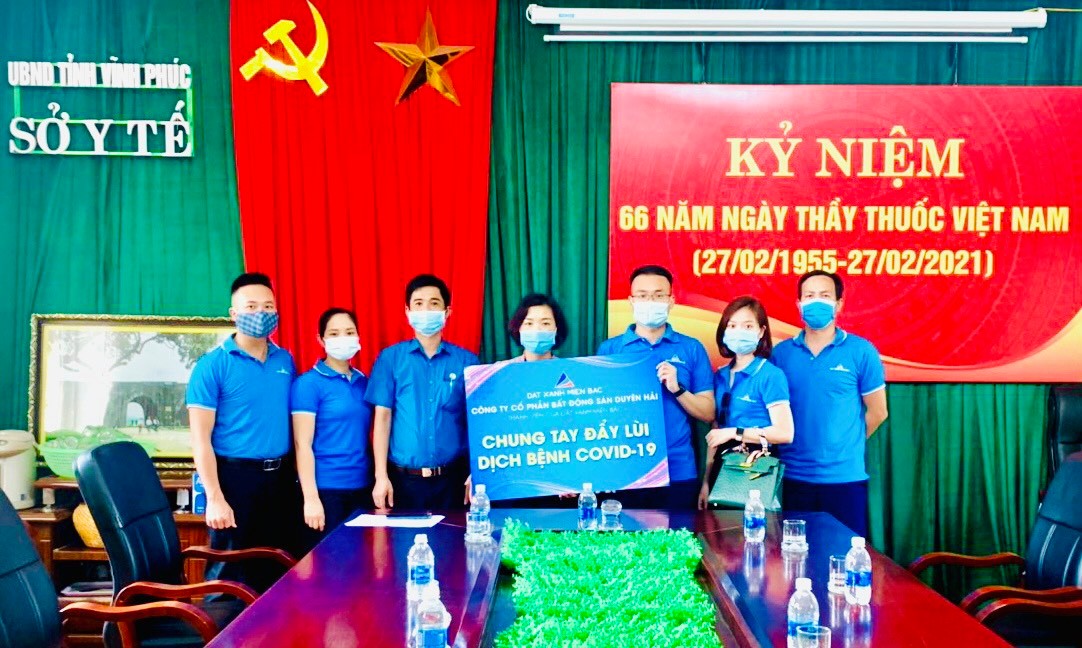 Đất Xanh Duyên Hải hỗ trợ đội ngũ y bác sỹ tại Thái Bình, Vĩnh Phúc và Bắc Ninh