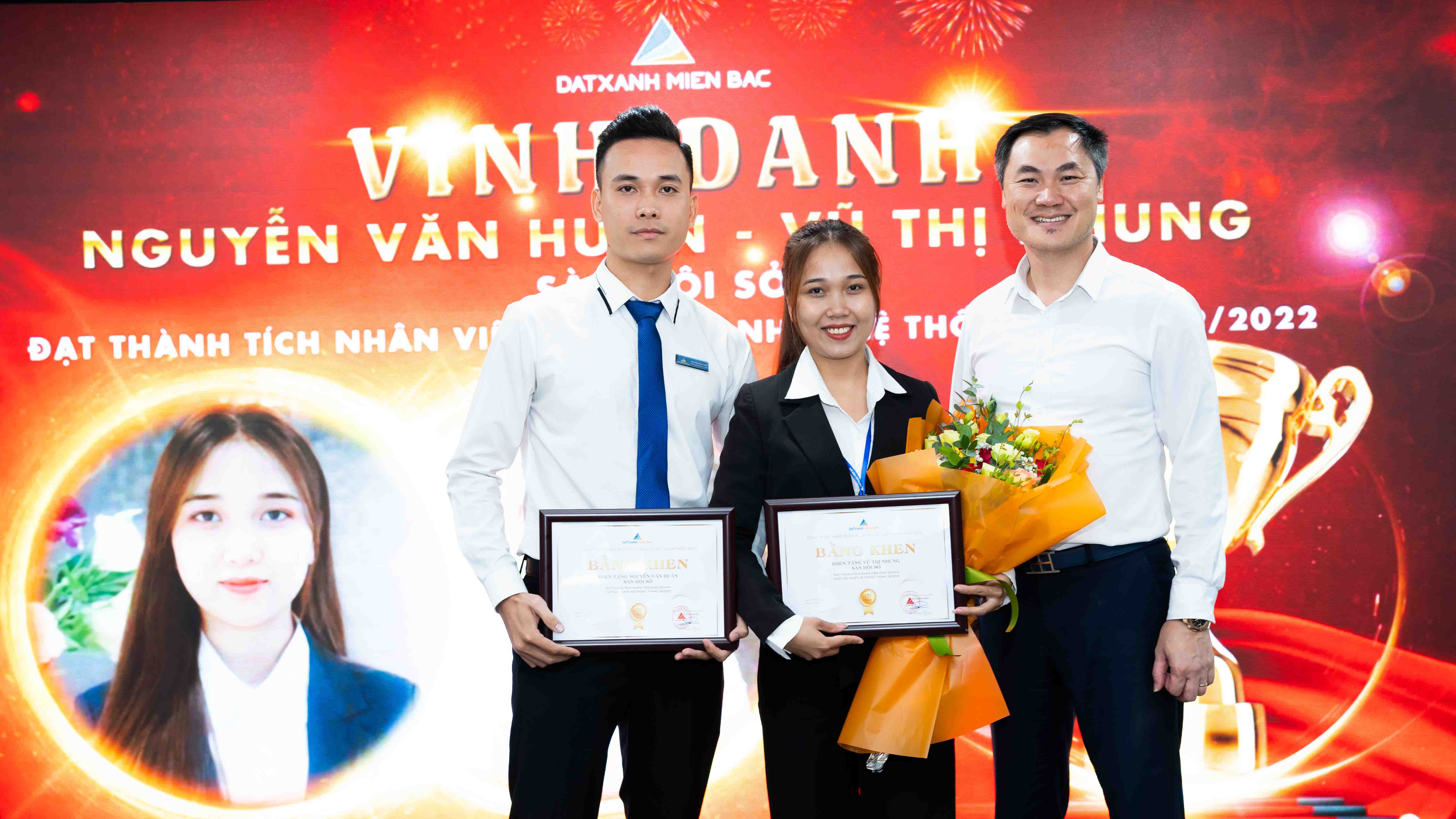 Vinh danh sàn, đội nhóm kinh doanh xuất sắc tháng 9/ 2022 - hệ thống Đất Xanh Miền Bắc