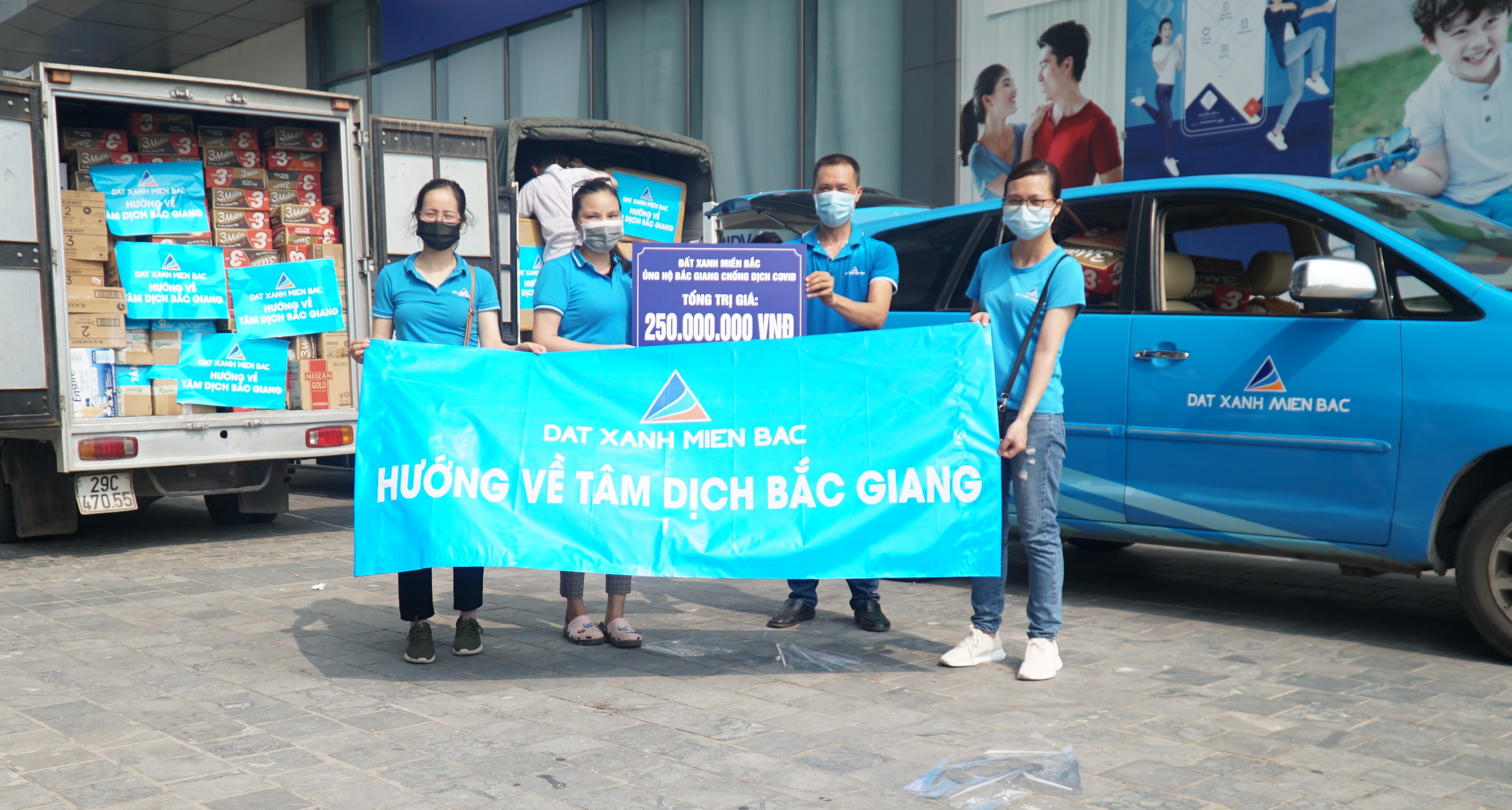 Đất Xanh Miền Bắc hướng về Bắc Giang chung tay đẩy lùi Covid-19