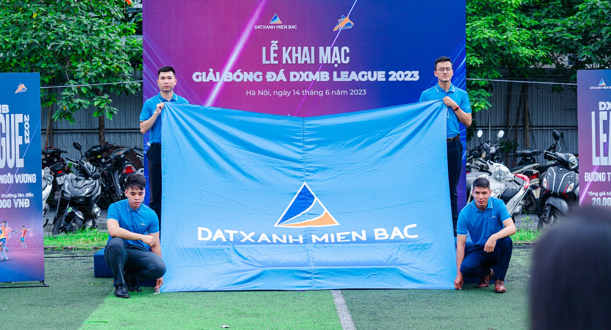 Khai mạc giải bóng đá Đất Xanh Miền Bắc League 2023