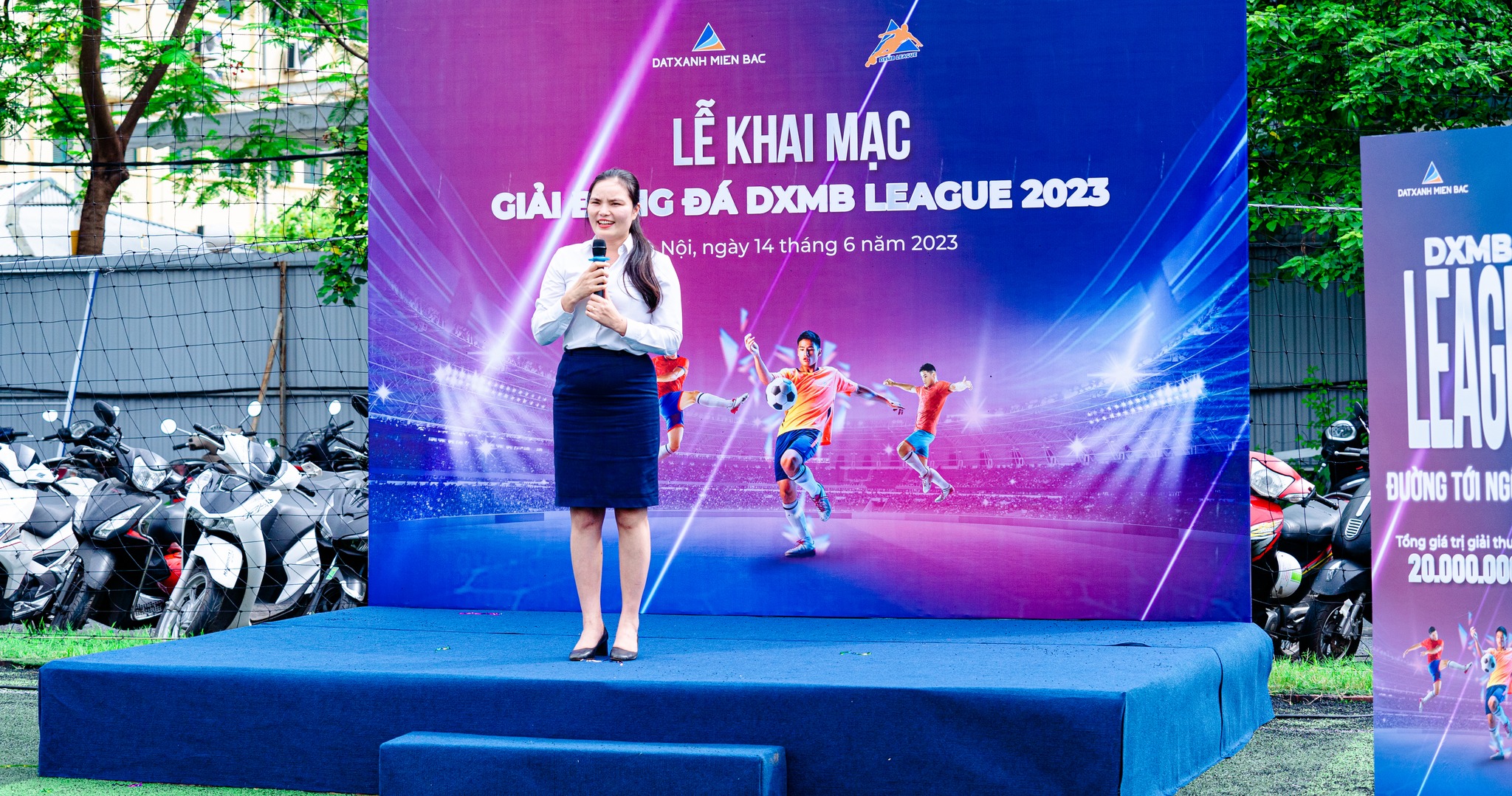 Khai mạc giải bóng đá Đất Xanh Miền Bắc League 2023