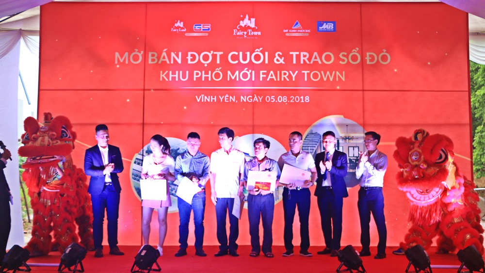 Mở bán đợt cuối & trao sổ đỏ khu phố mới Fairy Town 05/08/2018